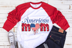 American Mom SVG Patriotic Mama Design for 4th of July Shirt Product Image 1
