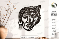 Native American Sign Laser Cut. Wall Decor SVG Product Image 1