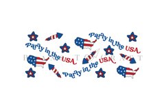 american party 4th of july coffee mug sublimation wrap glass mug wrap svg presized for 11oz and 15oz glass mug are sublimation files