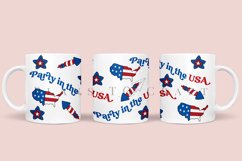 american party 4th of july coffee mug sublimation wrap glass mug wrap svg presized for 11oz and 15oz glass mug are sublimation files