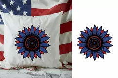 American Sunflower SVG, 4th Of July SVG Design Product Image 3