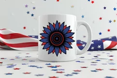 American Sunflower SVG, 4th Of July SVG Design Product Image 2