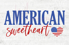 American Sweetheart Svg, Memorial Day Svg, Patriotic Svg Product Image 4