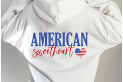 American Sweetheart Svg, Memorial Day Svg, Patriotic Svg Product Image 2