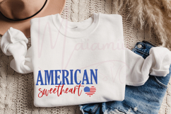 American Sweetheart Svg, Memorial Day Svg, Patriotic Svg Product Image 3