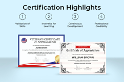 American Appreciation Printable Certificate Template Product Image 5