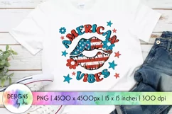 American Vibes Sublimation | 4th of July Retro Sublimation Product Image 1