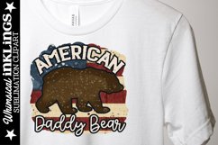 American Daddy Bear Sublimation Product Image 1