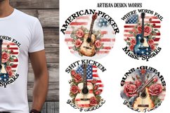 American Guitar Sublimation Product Image 1