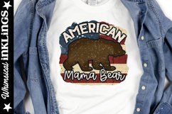 American Mama Bear Sublimation Product Image 1