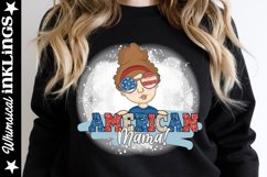 American Mama patriotic Mom Sublimation Set Product Image 2