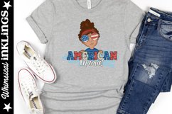 American Mama patriotic Mom Sublimation Set Product Image 3