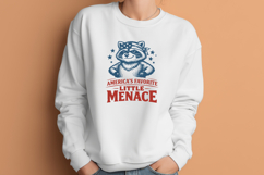 America's Favorite Little Menace SVG - Patriotic Raccoon PNG Product Image 2