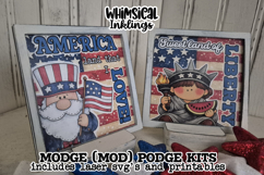 America Sign and stand Modge Podge SVG's and Printables Product Image 1