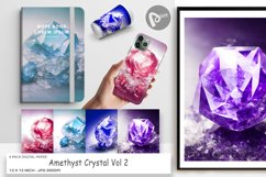 Digital Paper Amethyst Crystal Product Image 1