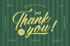 Amigdal - Bold Calligraphy Font Product Image 20