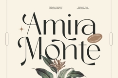 Amira Monte - Elegant Thin Sans Serif Font Product Image 1