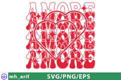Valentine Cupid Amore SVG PNG T-shirt Design Product Image 2