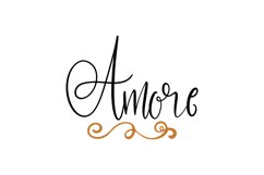 Amore SVG Cut File Product Image 1