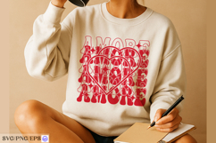 Valentine Cupid Amore SVG PNG T-shirt Design Product Image 3