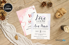 Editable Canva AMORE Baby Shower Invitation Card Template Product Image 7