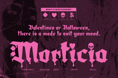 Amortem - A Lovesick Gothic Blackletter Font Product Image 4
