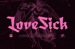 Amortem - A Lovesick Gothic Blackletter Font Product Image 6