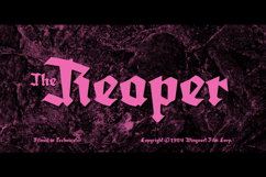 Amortem - A Lovesick Gothic Blackletter Font Product Image 8