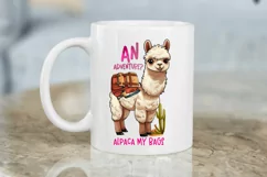 An adventure alpaca my bags Sublimation PNG Product Image 3