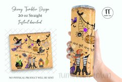 Halloween tumbler design png, witch sublimation tumbler wrap Product Image 2