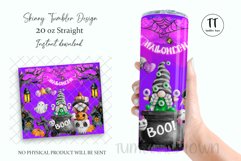 Tumbler design png Halloween. Seamless tumbler wrap. Cute gn Product Image 3