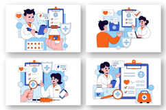 10 Medical Anamnesis Consultation Illustration Product Image 2
