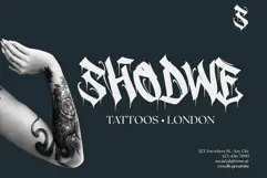 Anarchy Dripping | Gothic Blackletter Dripping Font Product Image 3