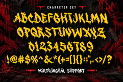 Anarchy Dripping | Gothic Blackletter Dripping Font Product Image 5