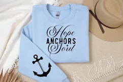 Hope Anchors Soul Sleeve SVG, Christian SVG Design Product Image 3