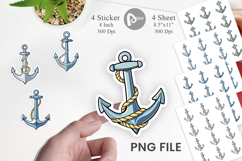 Anchor Rope Sticker Product Image 1