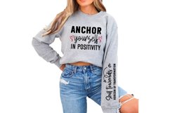 Anchor Yourself In Sleeve SVG, Positive SVG Design Product Image 2