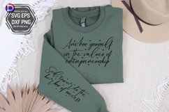 Anchor yourself in the values of entrepreneurship Sleeve SVG Product Image 3