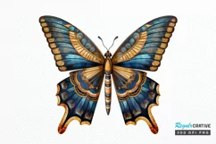 Ancient Egypt Butterfly Sublimation PNG Clipart Product Image 1