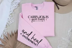 And Heal Any Moment Sleeve SVG, Inspirational SVG Design Product Image 2