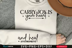 And Heal Any Moment Sleeve SVG, Inspirational SVG Design Product Image 1