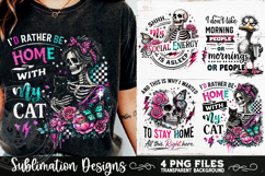 Antisocial Sarcastic PNG Funny Sublimation 4 Designs Product Image 3