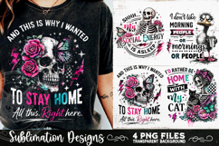 Antisocial Sarcastic PNG Funny Sublimation 4 Designs Product Image 5