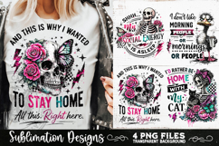 Antisocial Sarcastic PNG Funny Sublimation 4 Designs Product Image 4