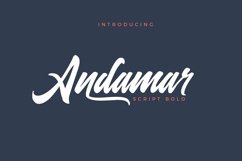 Andamar Script Product Image 1