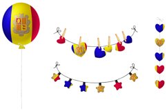 National, Patriotic Party Bundle. Andorra Product Image 2