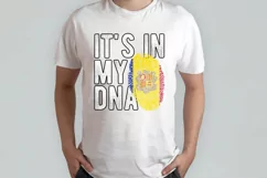 It's in my DNA Andorra Flag Fingerprint PNG Sublimation Product Image 2