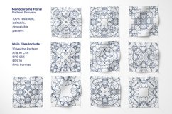 Monochrome Floral - Seamless Pattern Product Image 2