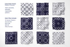 Lines Echo Tartan - Seamless Pattern Product Image 2