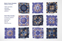 Slavic Crown Mandala - Seamless Pattern Product Image 2